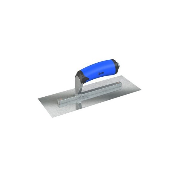 Razor Stainless Steel Finishing Trowel - Square End - 11" x 4.5" with Comfort Wave Handle